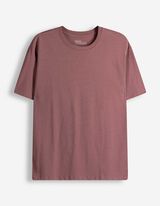 T-shirt - Coupe oversize - mauve clair