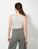 Top - A costine - grigio chiaro