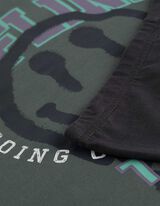 Komplet pidżamowy Koszulka i spodnie - Nadruk na plecach - bronz