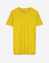 T-Shirt - Brusttasche - gelb