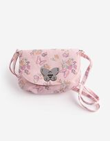 Umh&auml;ngetasche - Allover-Print - rosa