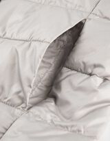 Štepani prsluk - Ruska kragna - svetlo-siva