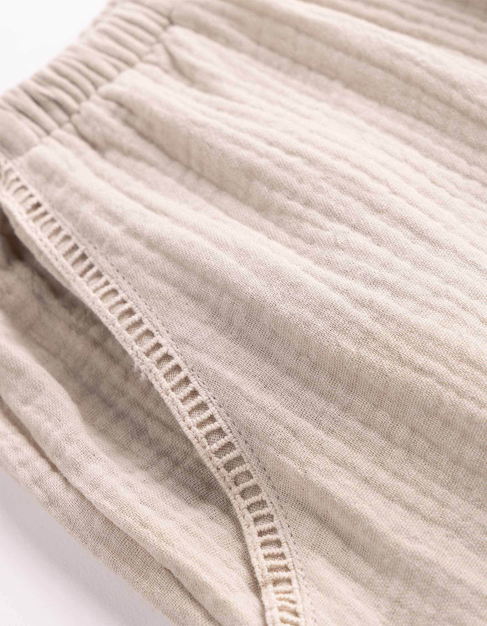 Shorts - Musselin - beige