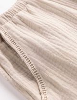 Shorts - Musselin - beige