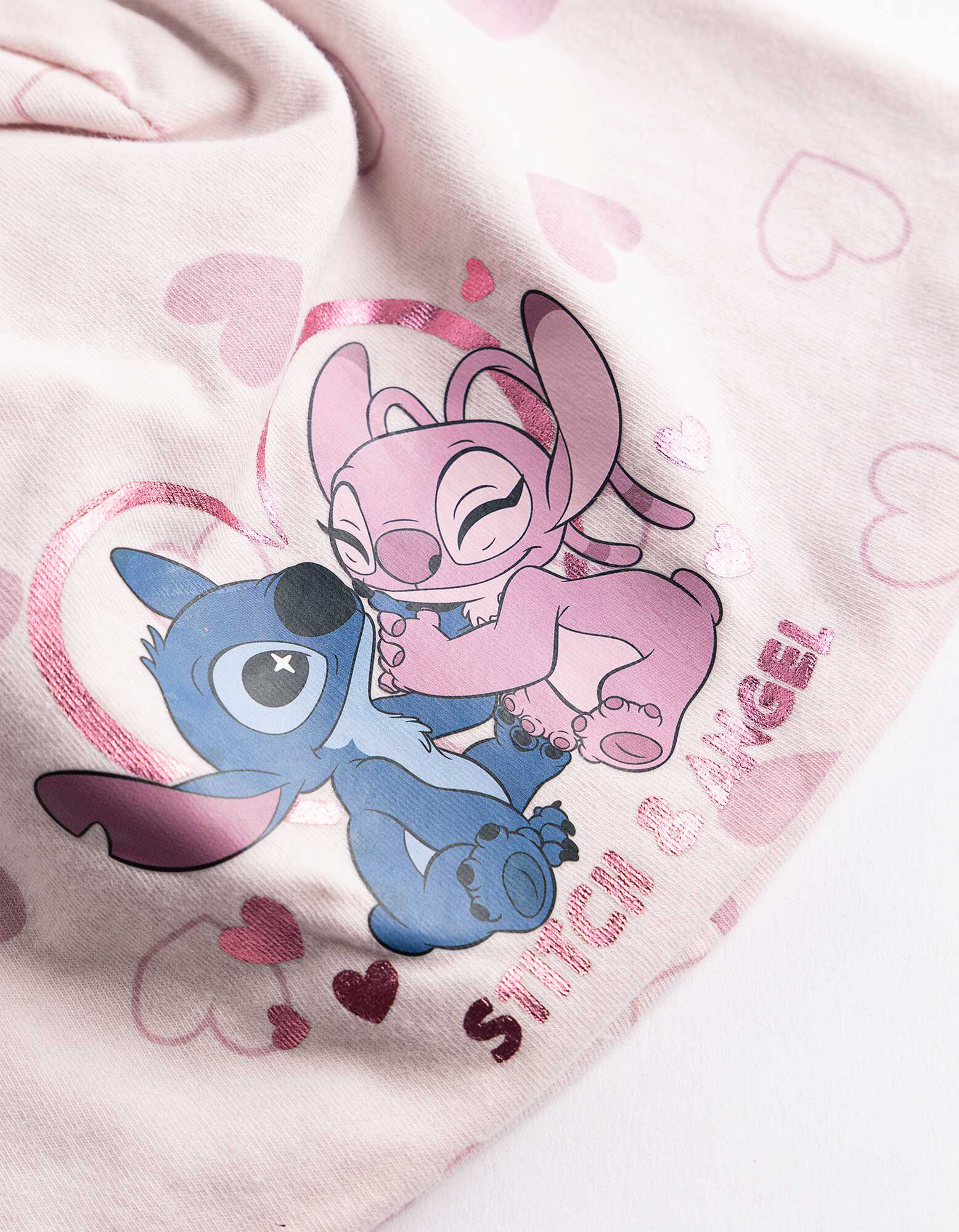Čepice beanie - Lilo a Stitch - Růžov&aacute;