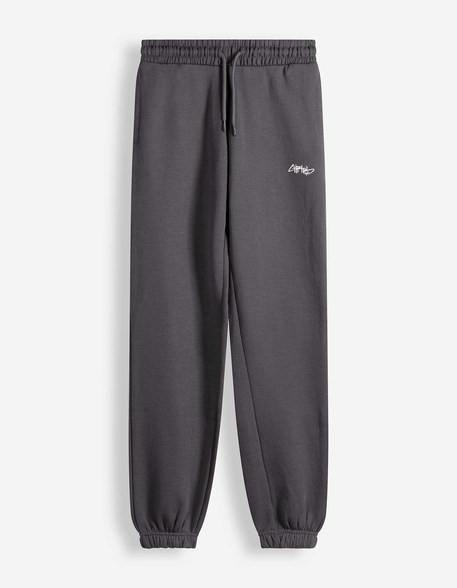 Jogginghose - Relaxed Fit - Dunkelgrau