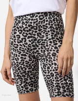 Helanke - Leopard print - svetlo-siva