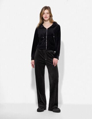 Broek - Wide leg - Zwart