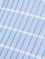 Poloshirt - Strepen - lichtblauw