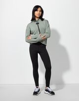 Džemperis - Raištelis - tamsiai zalias