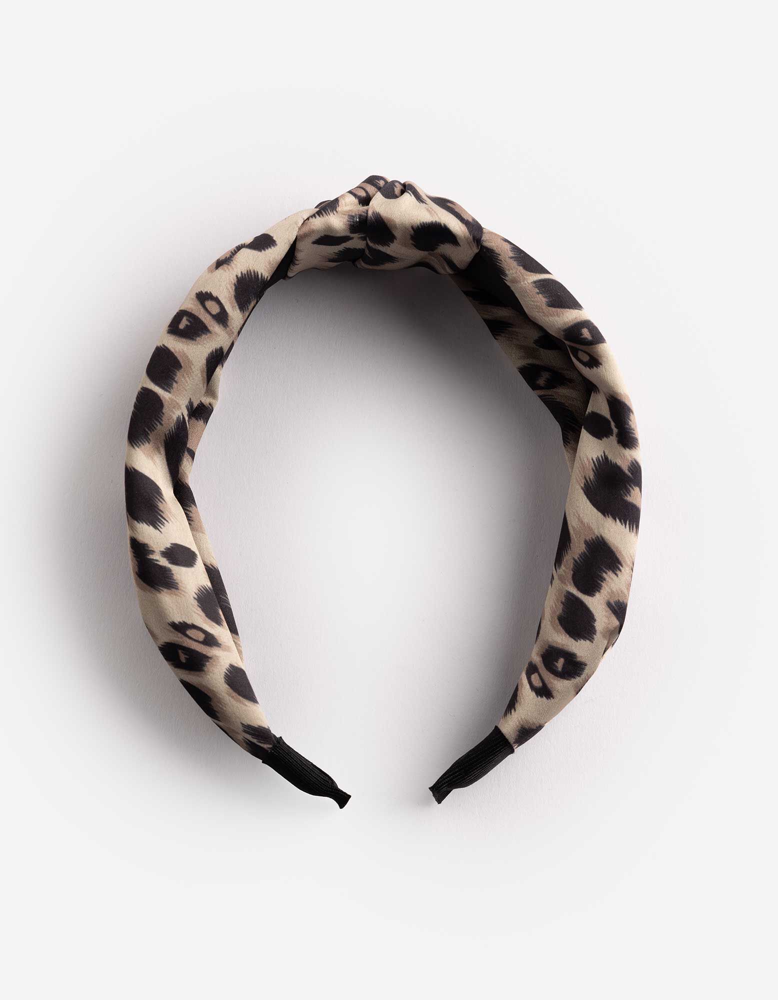 Nakit za kosu - Leopard print - crna