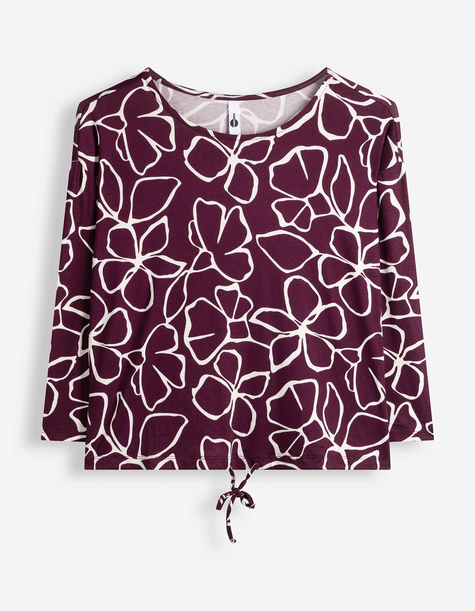 Shirt - Knotendetail - Lila