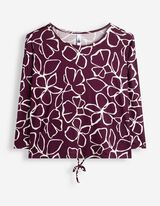 Shirt - Knotendetail - Lila
