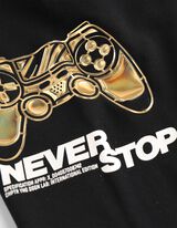 Bėgiojimo kelnės - Su paveikslėliais - juodas