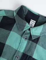 Overhemd - Borstzak - turkoois