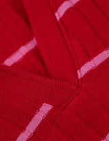 Poloshirt - Strepen - rood