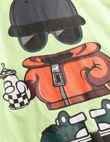 Majica kratkih rukava - Prednji otisak - tamno-plava