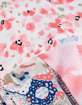 Kleid - Allover-Muster - wei&szlig;