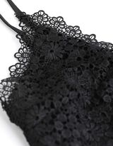 Topp - Heegeldatud pits - must