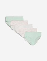 Slip - Confezione da 5 pezzi - bianco