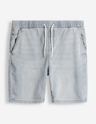 Jeansshorts - Jogger Fit - Hellblau