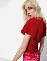 Tričko - Vol&aacute;ny - cervena