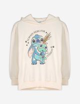 Hoodie - Lilo & Stitch - weiß