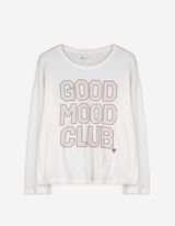Top pijama - Imprimeu - Alb