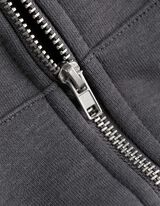 Sweatjacke - Cropped - dunkelgrau