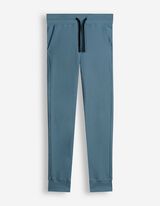 Joggingbroek - Wafelstructuur - blauw
