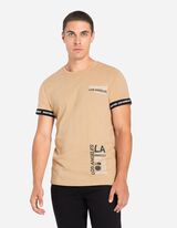 Tričko - Zadný výtlačok - bezova