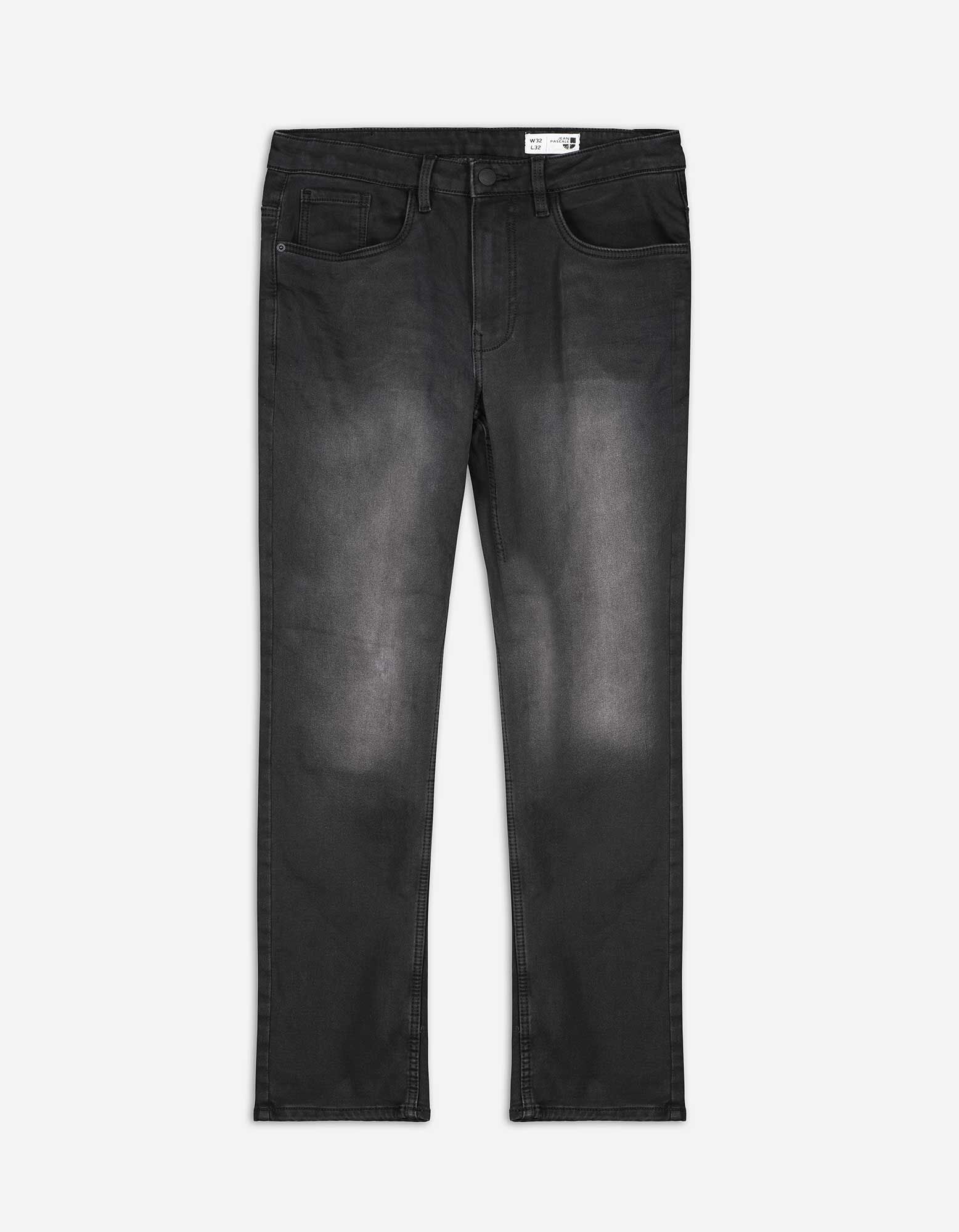 Jean Effet thermo isolant Noir Takko Fashion