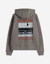 Sweatshirt - Rückenprint - dunkelgrau