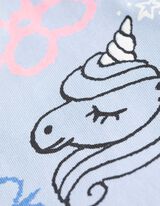 Tamprės - I&scaron;tisinis ra&scaron;tas - sviesiai melynas