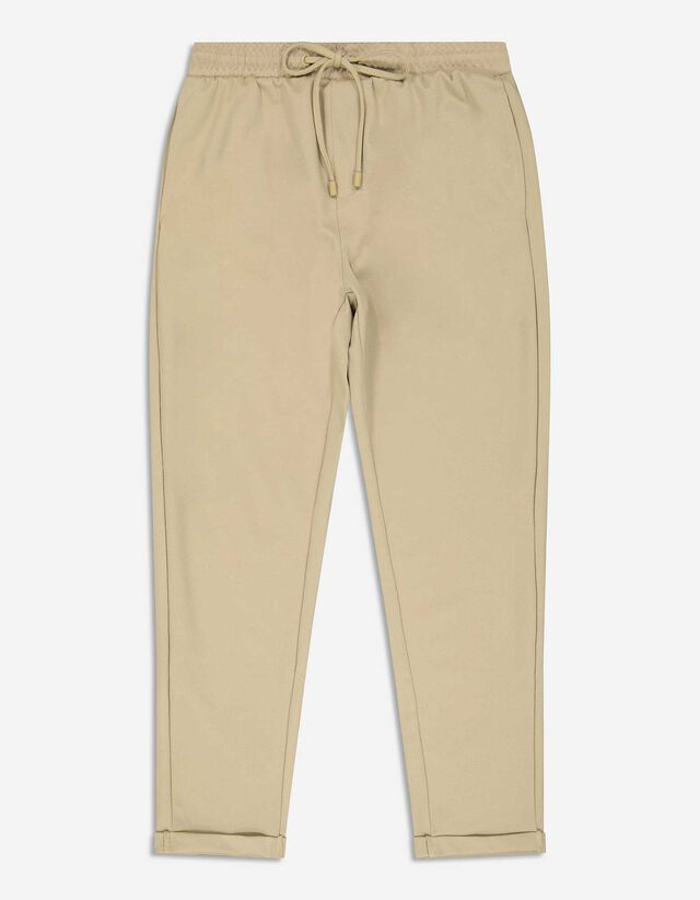 Pantaloni da jogging - Straight fit - beige
