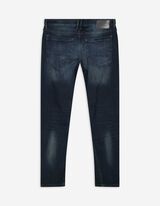 Džínsy - Modern Straight Fit - tmavomodra