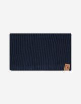 Tunelový šál - Jednofarebný - tmavomodra