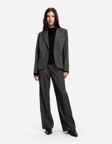 Blézer - Vállpárnák - sötétszürke