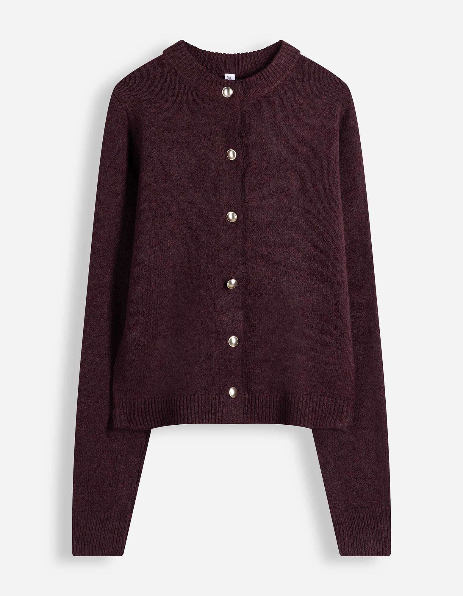 Cardigan - Knopfleiste - Lila