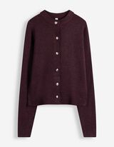 Cardigan - Knopfleiste - Lila