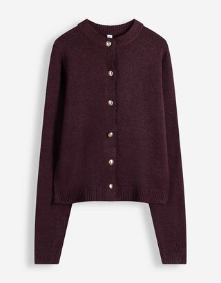 Cardigan - Knopfleiste - Lila