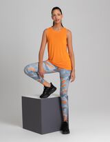 koszulka bez rękaw&oacute;w - materiał oddychający - pomaranczowy