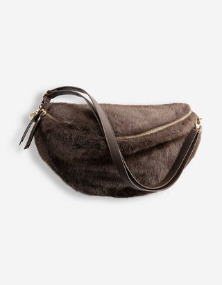 Hip Bag - Kunstfell - Braun