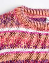 Pleteni pulover - roze