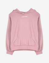 Sweat à capuche - Imprimé - Rose