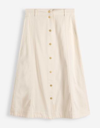 Tellerrock - einfarbig - wei&szlig;