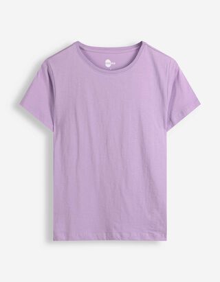 T-shirt - Ronde hals - lila