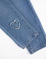 Uske farmerice - Zakrpa - plava