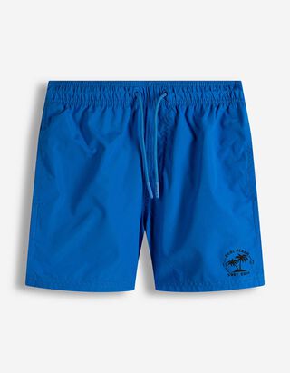 Badehose - einfarbig - blau
