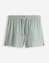 Shorts - Elastischer Bund - Gr&uuml;n